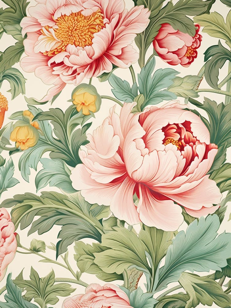 Wallpaper Peonies