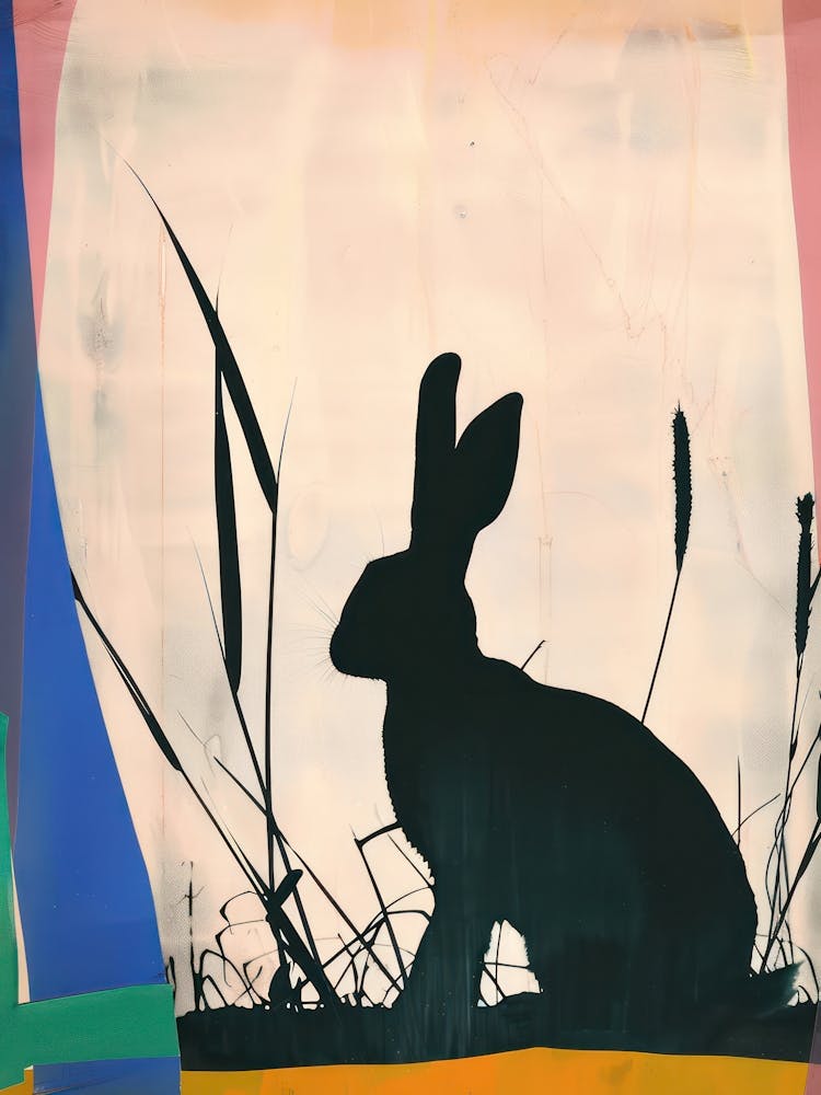 Rabbit 1 Cut Out Collage