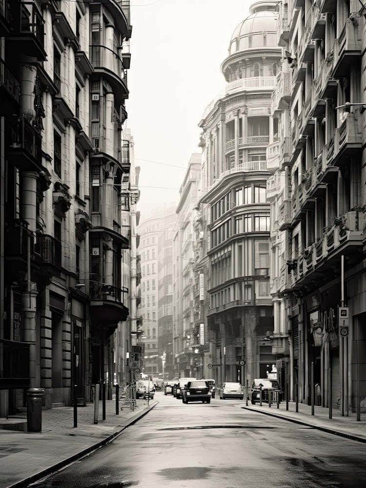 Bilbao, Spain, Black And White Photography 2