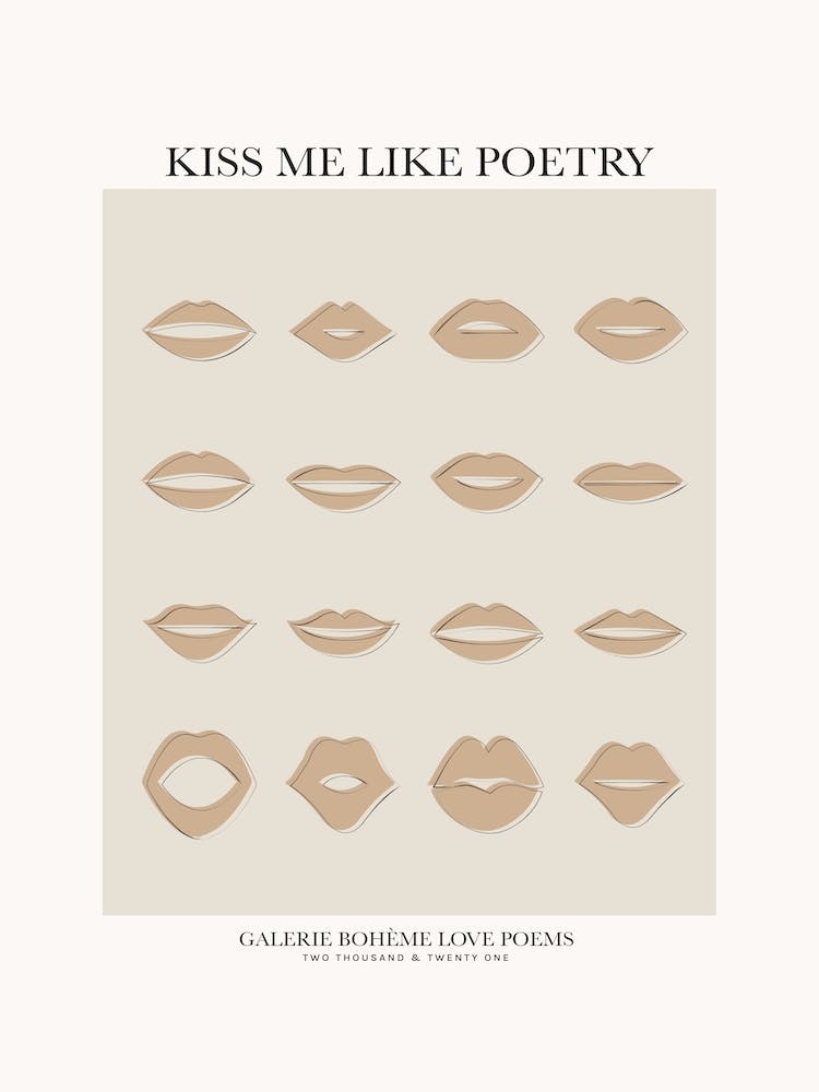 Kiss Me Like Poetry