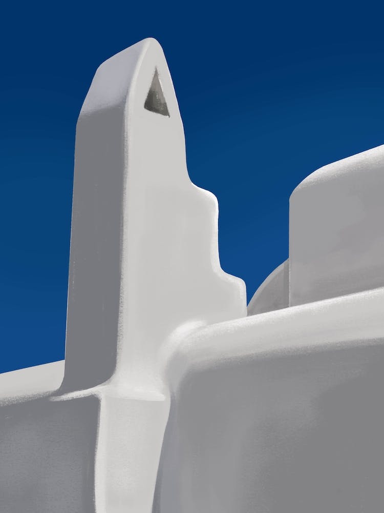 A Tranquil Reverie Santorini