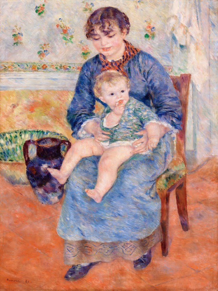 Young Mother (1881), Pierre Auguste Renoir
