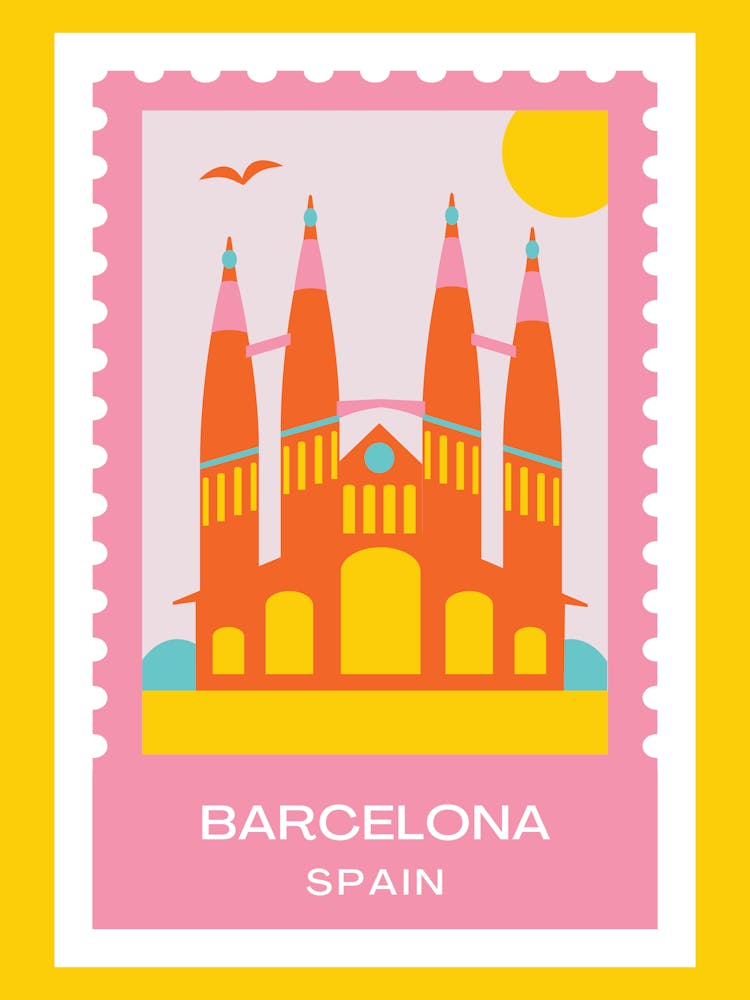 Barcelona Postcard