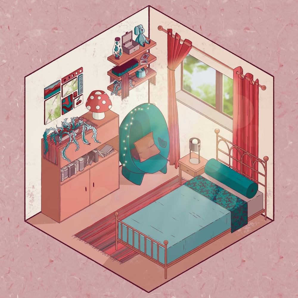 Cherry Dream - Isometric Room
