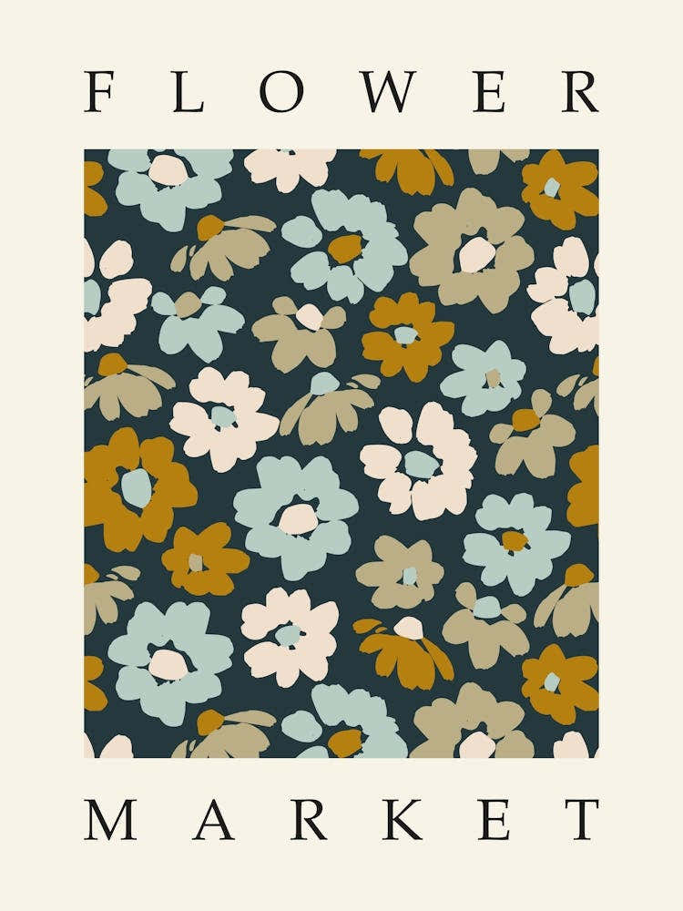 Flower Market Print 2