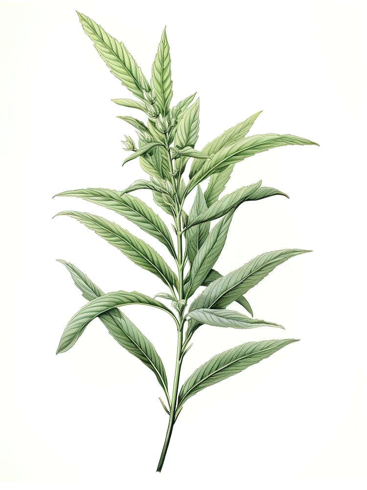 Lemon Verbena Vintage Botanical Herbs 0