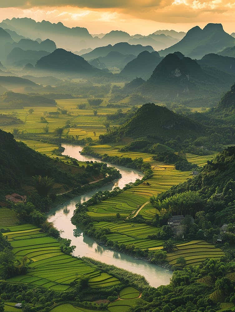 Vietnam Rice Fields