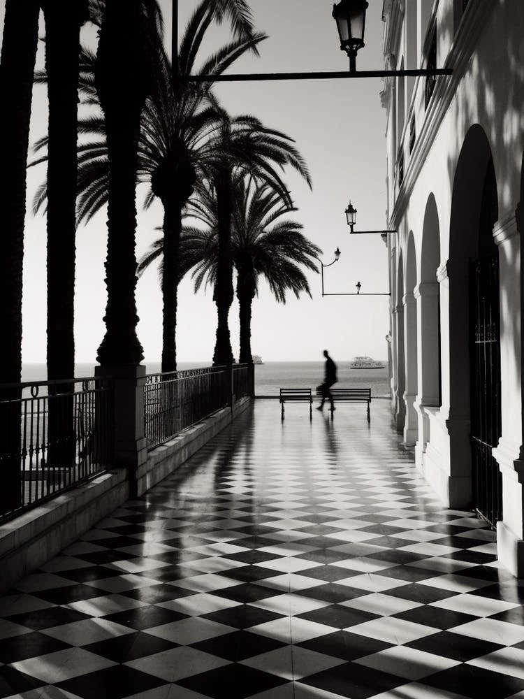Palma De Mallorca Spain Mediterranean Black And White Photography Analogue 1
