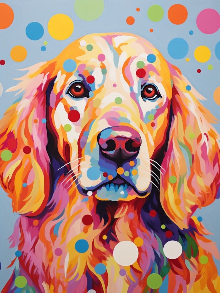 Pop Art Golden Retriever 1