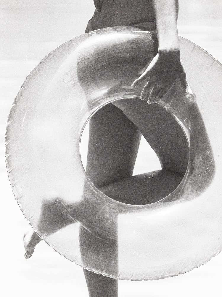 Female Legs Summer Inflatable Water Float BW