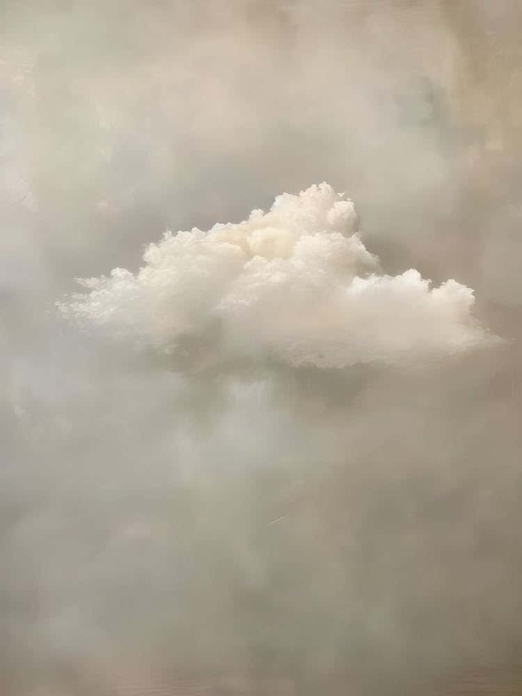 Beige Cloud Print Moody Cloud Painting Beige Wall Art Beige Sky Print Minimalist Wall Art Maximalist Decor Renaissance Print Nursery Print