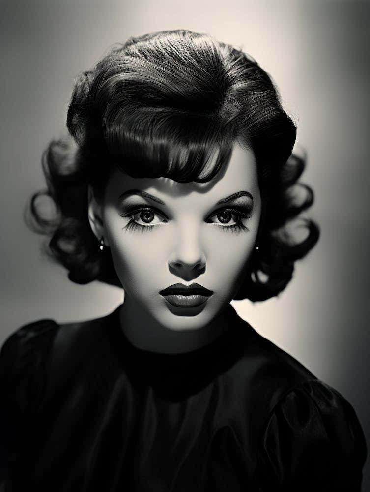 Black And White Photograph Of Judy Garland