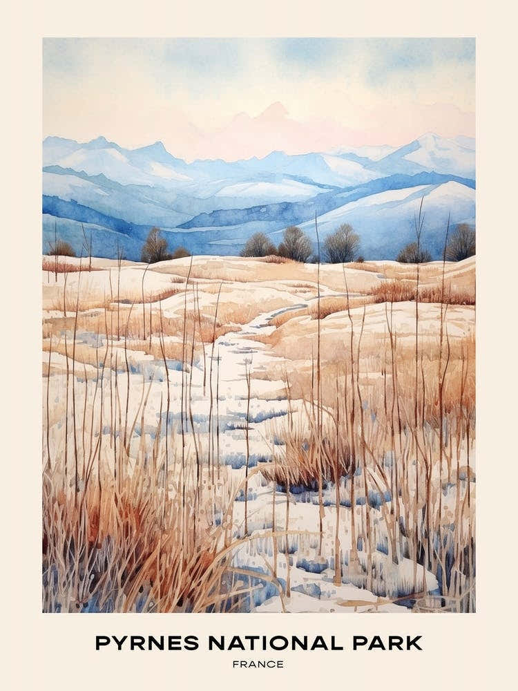 Pyrnes National Park France 4 Poster