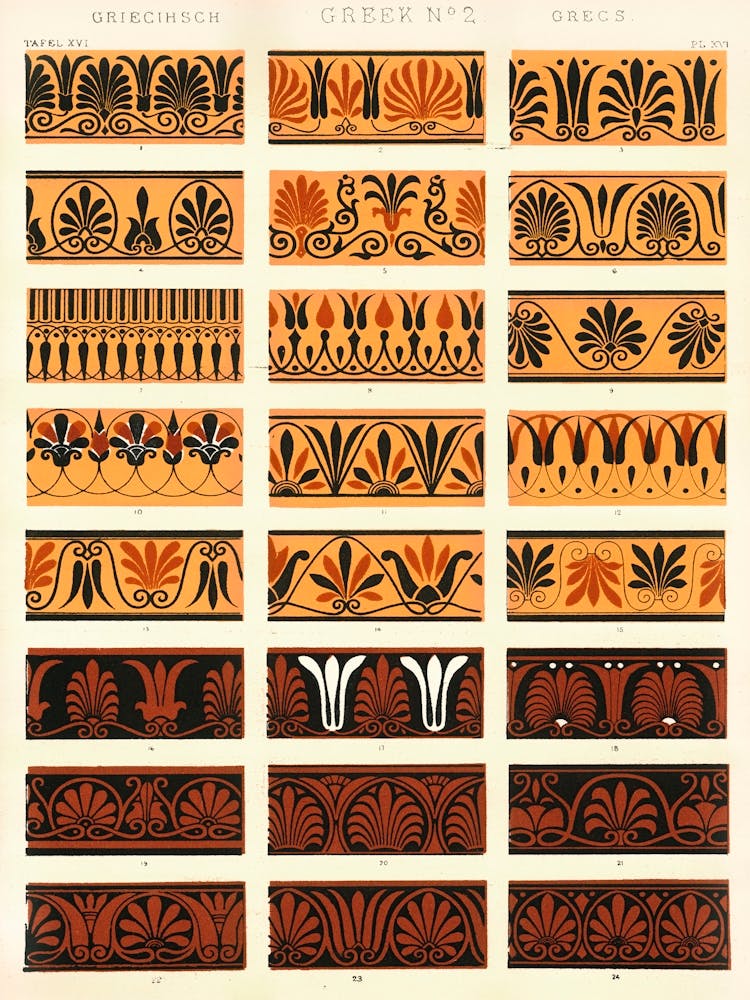 Vintage Pattern Illustration, Owen Jones