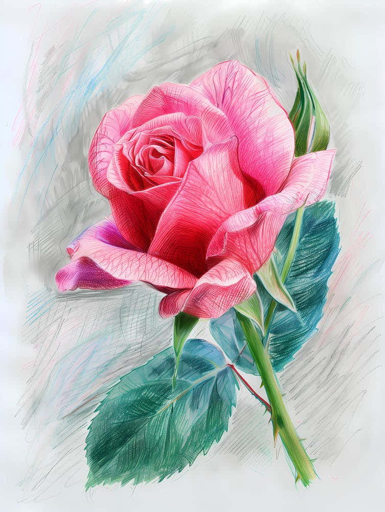 Pink Rose 1