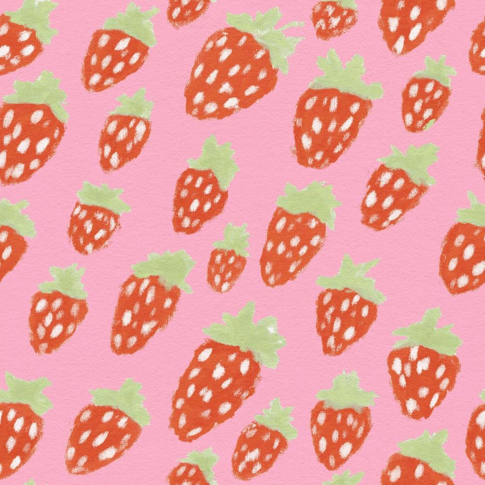 Hand-Painted Strawberries