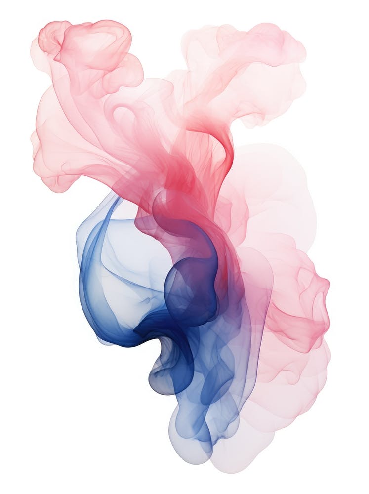 Abstract Blue And Pink Smoke