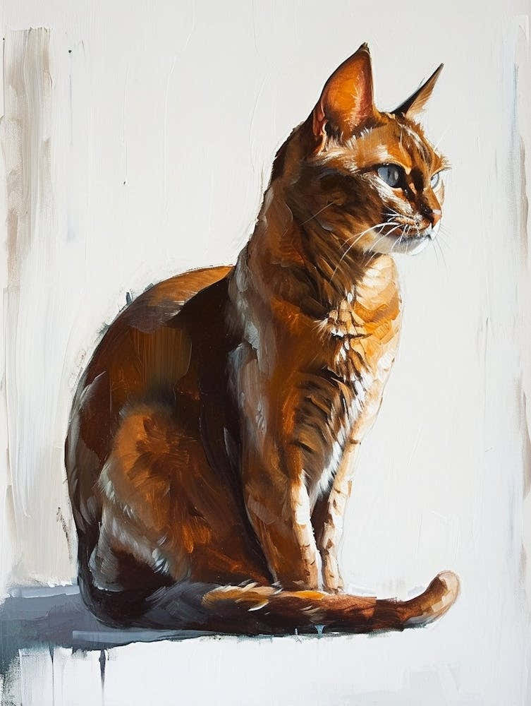 Manx Cat Painting 2