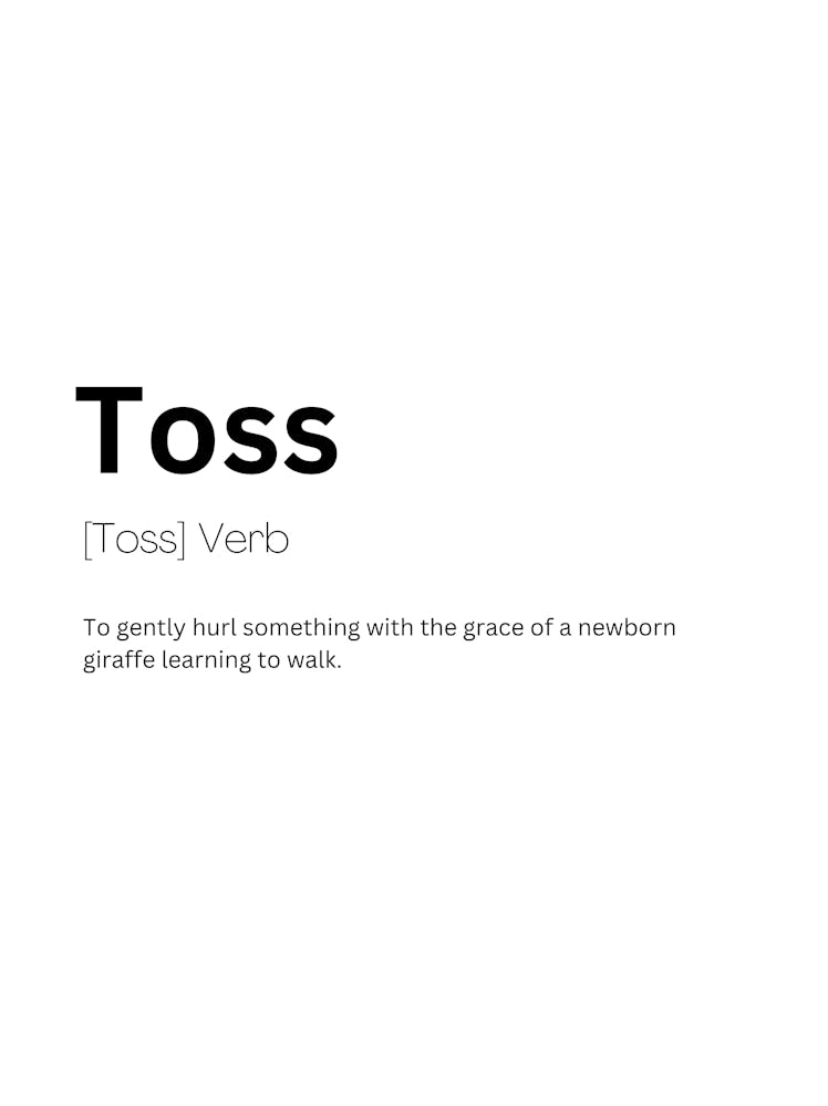 Toss Definition Meaning