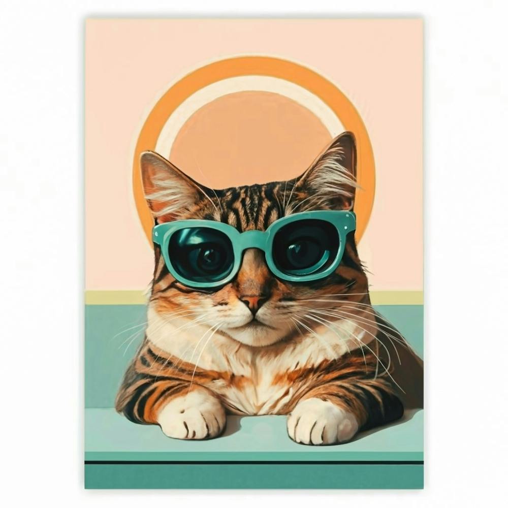 Catnap Paradise Print Art