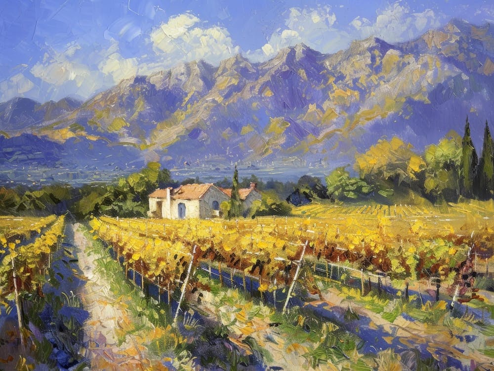 Vineyards In The Mountains