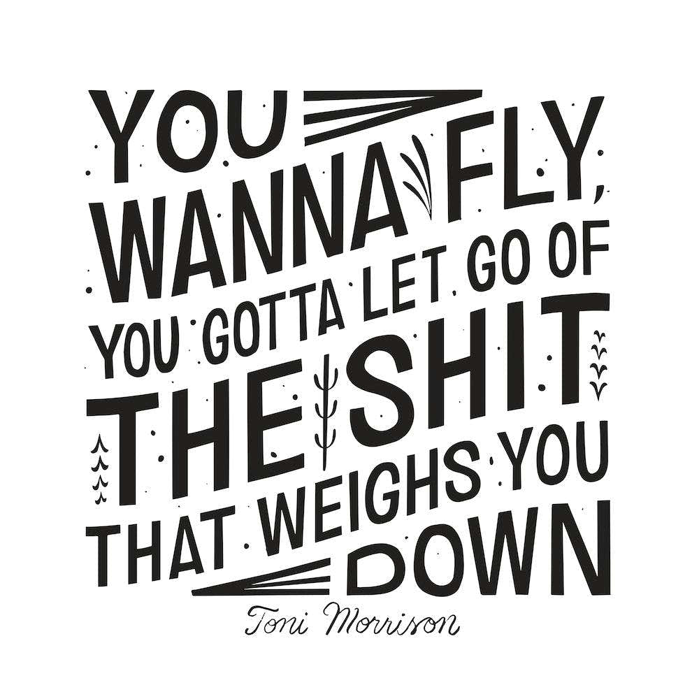 Toni Morrison Fly Square