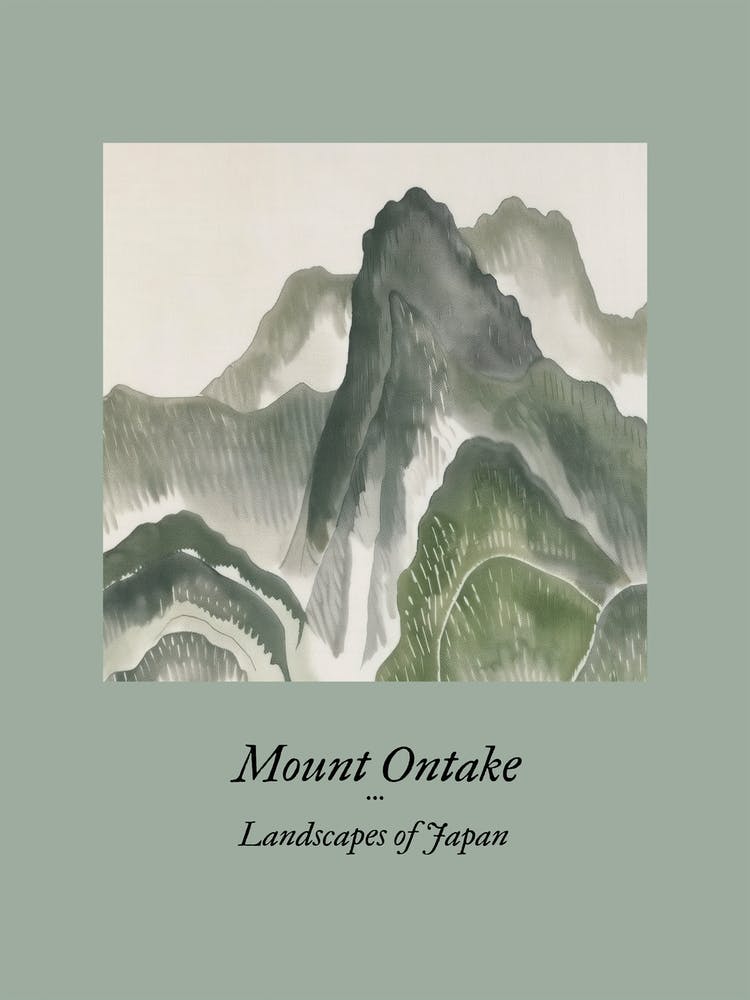 Landscapes Of Japan Mount Ontake 103