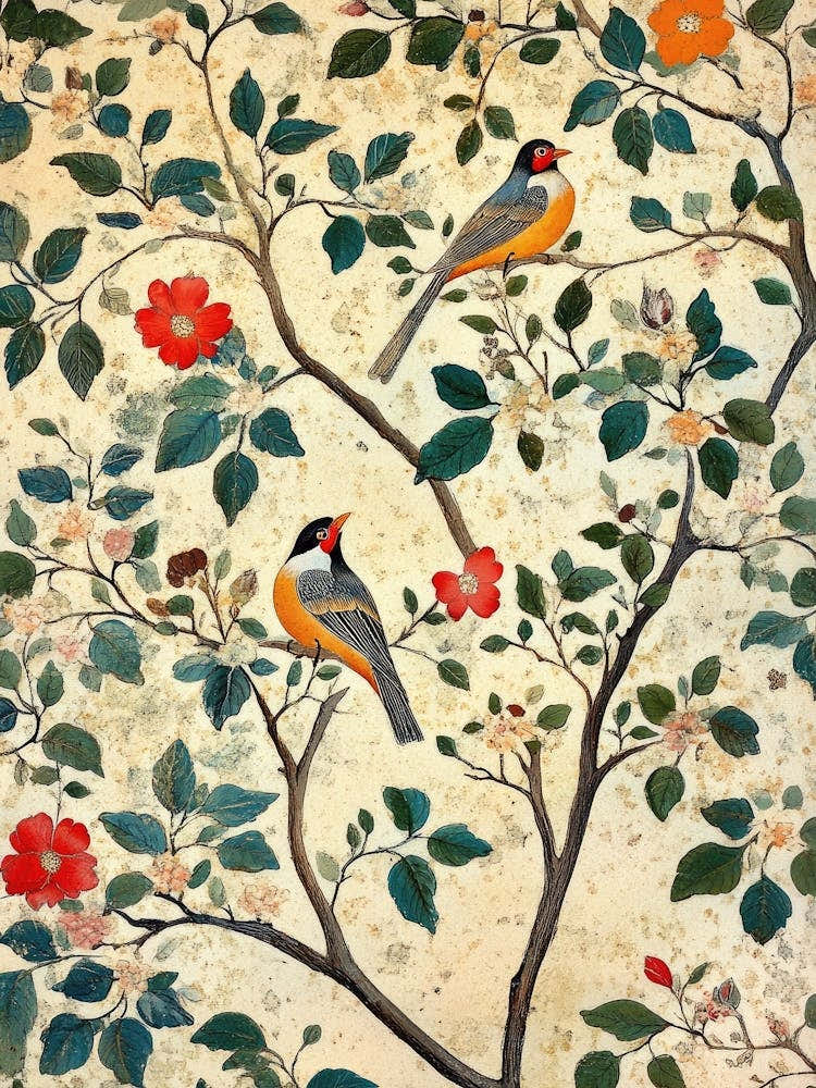 Birds In A Tree