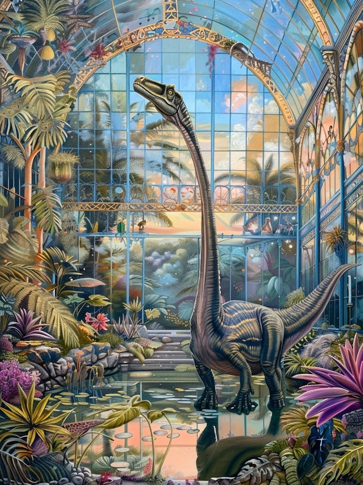 Dinosaur In The Glass Greenhouse 1