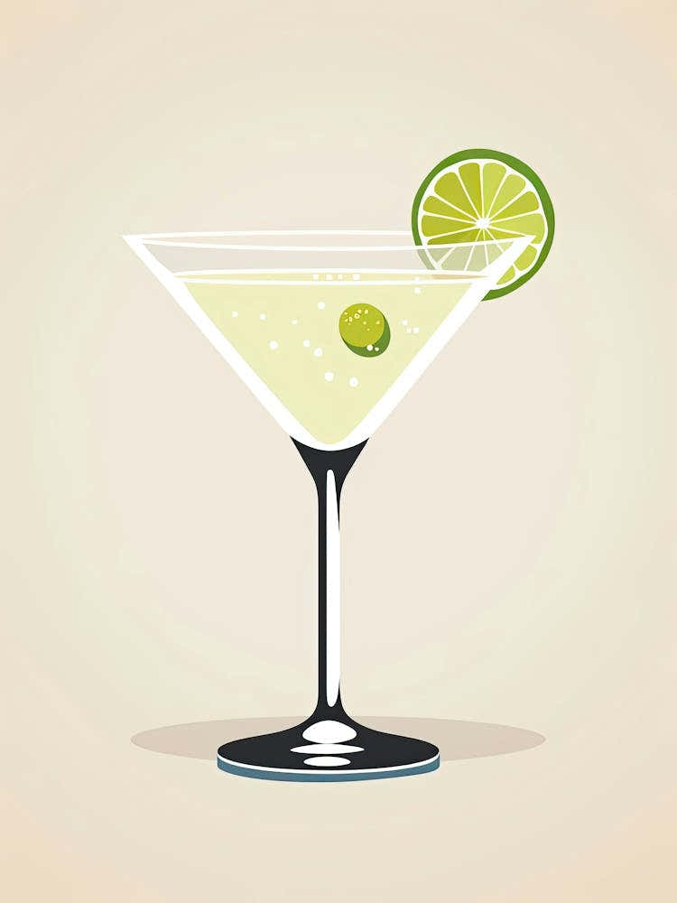 Mid Century Modern Margarita Floral Infusion Cocktail 1