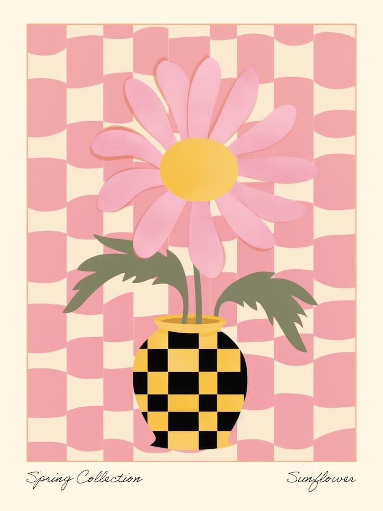 Spring Collection Sunflower Flower Vase 4