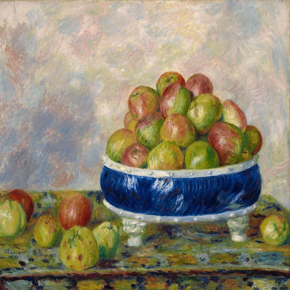 Apples In A Dish (1883), Pierre Auguste Renoirt