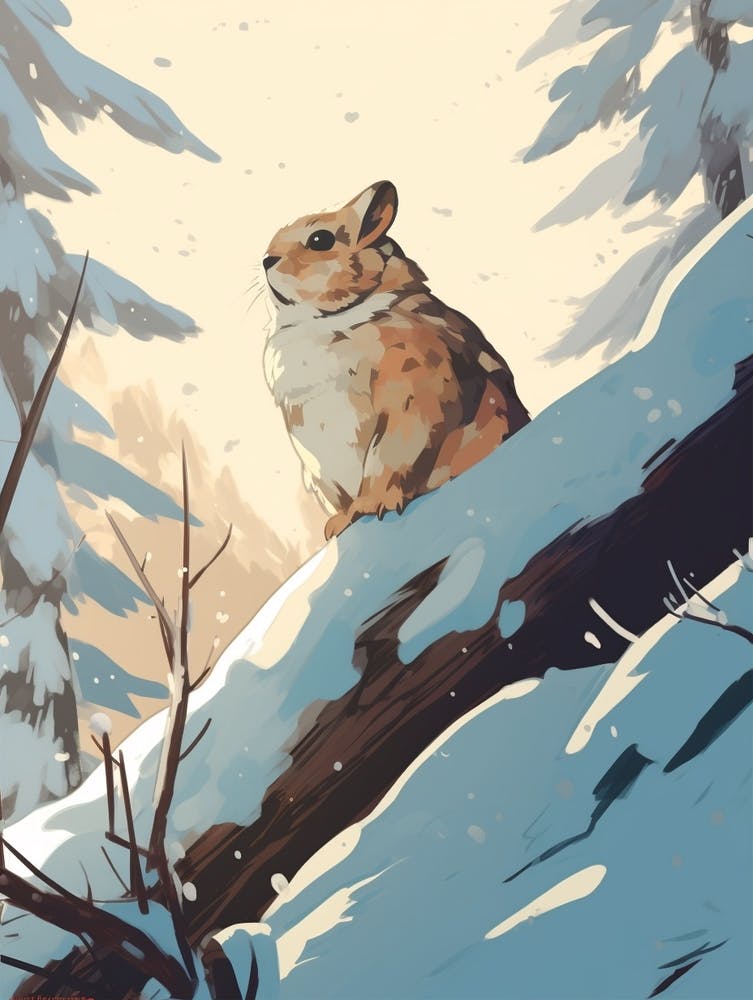 Winter Pika 3 Illustration