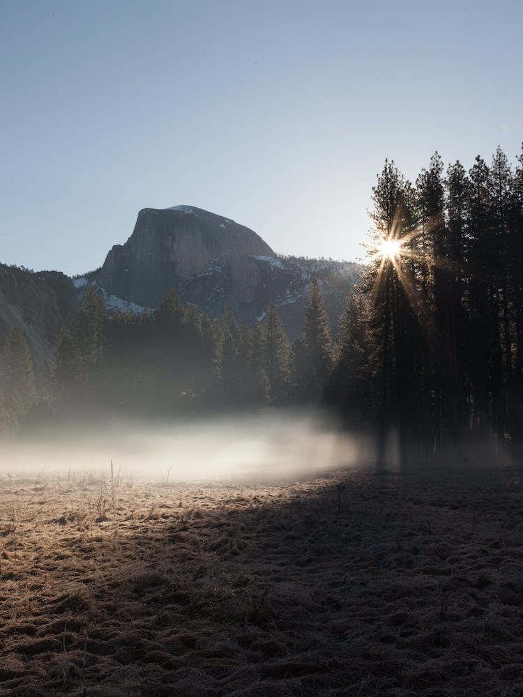 Half Dome Fog.