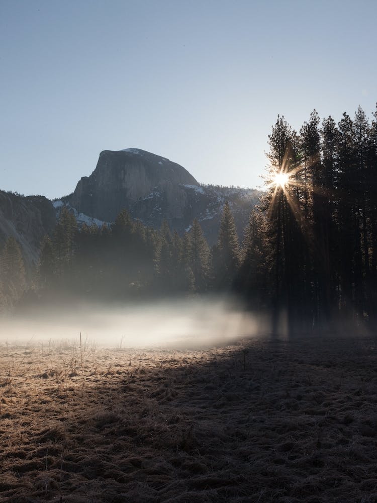 Half Dome Fog.