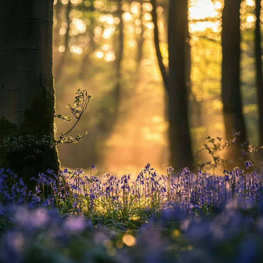 Bluebells In The Woods