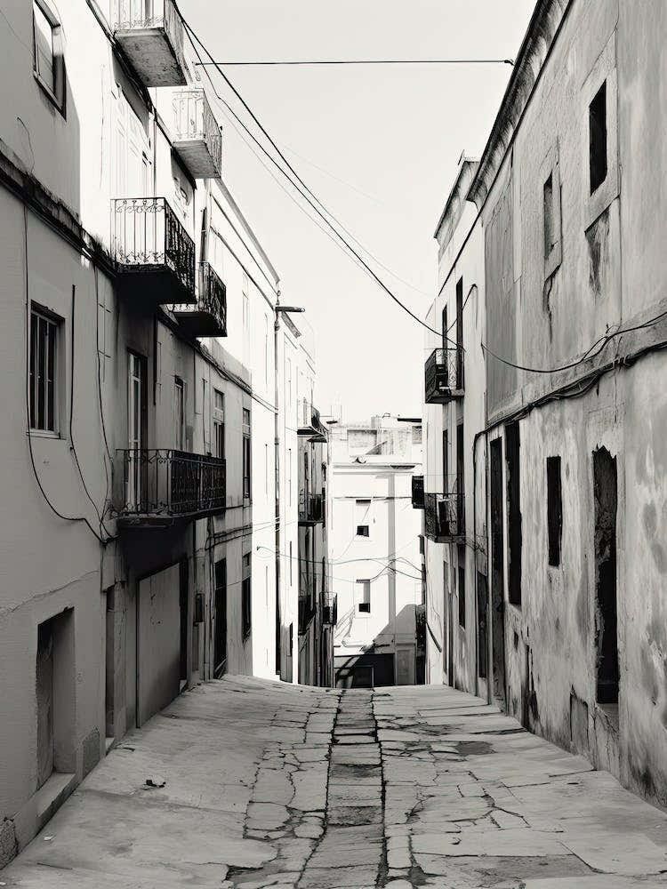 Lisbon, Portugal, Black And White Photography 2