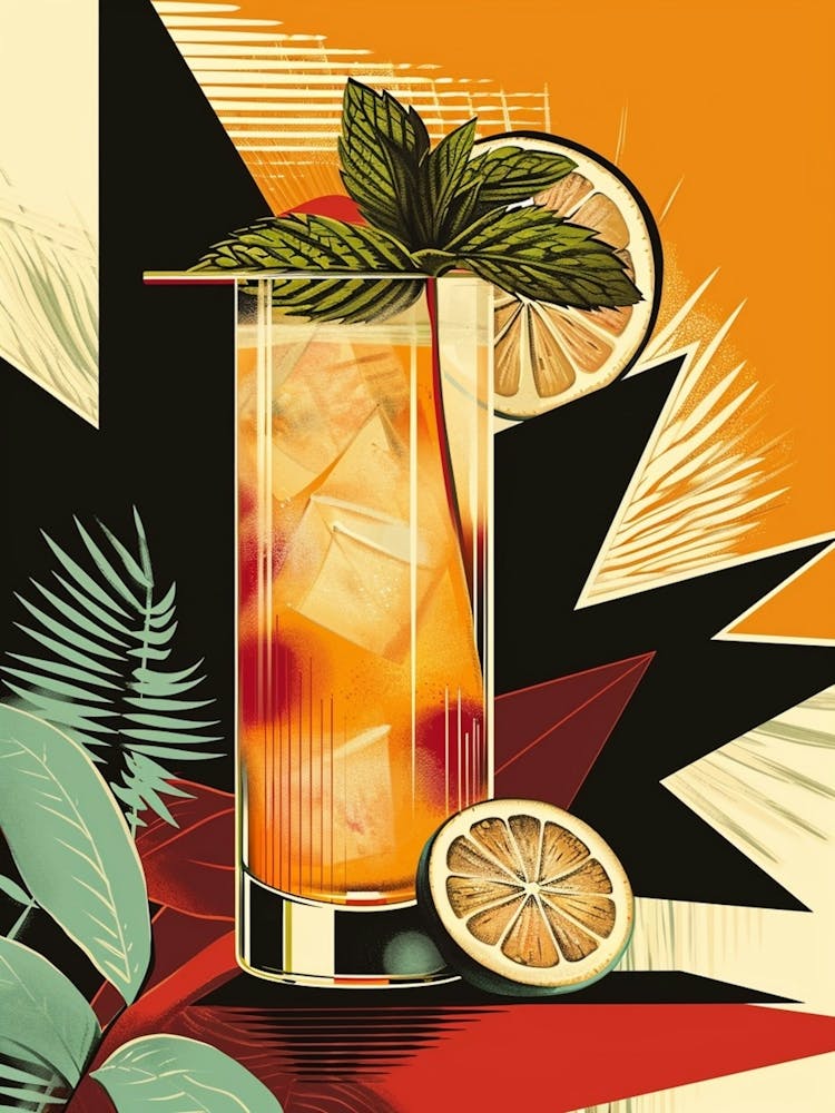 Art Deco Long Island Iced Tea