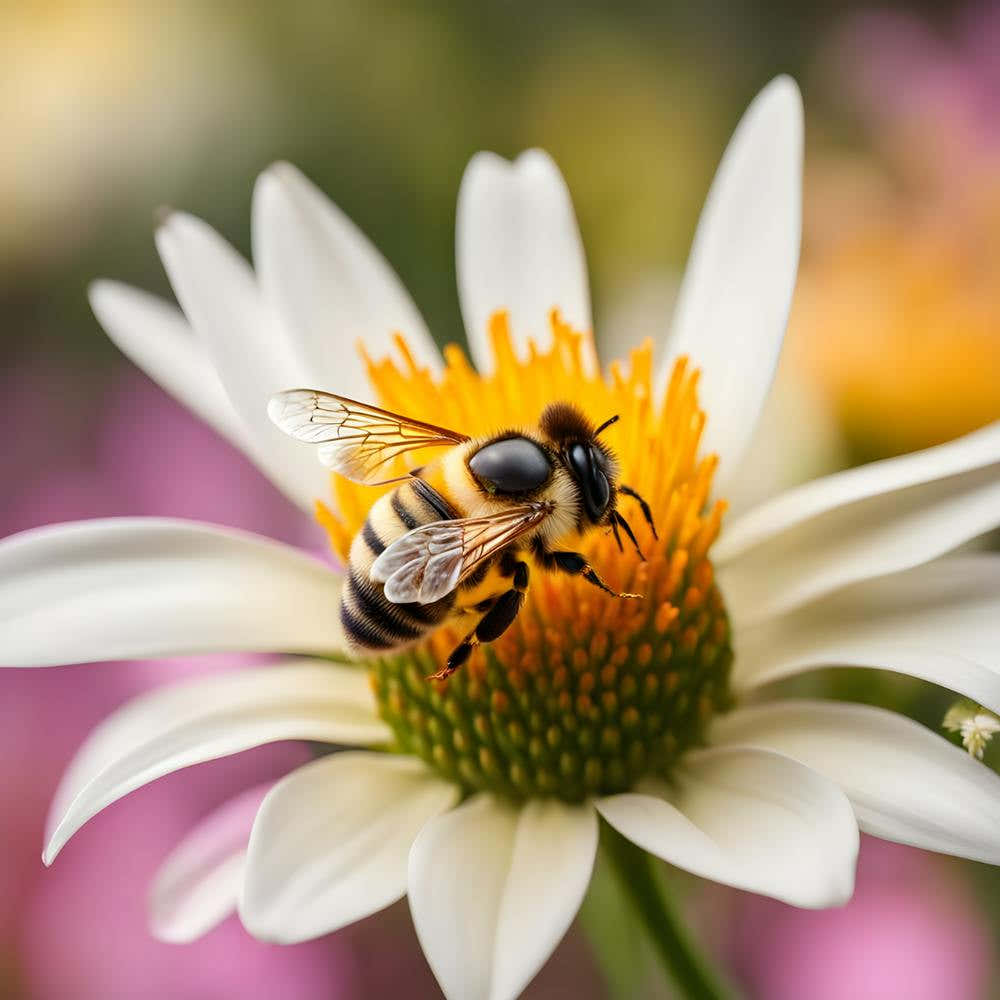 Bee On A Flower