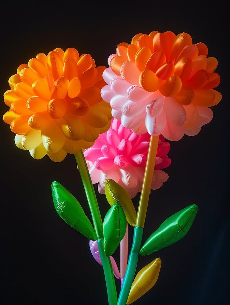 Bright Inflatable Flowers Globe Amaranth 1