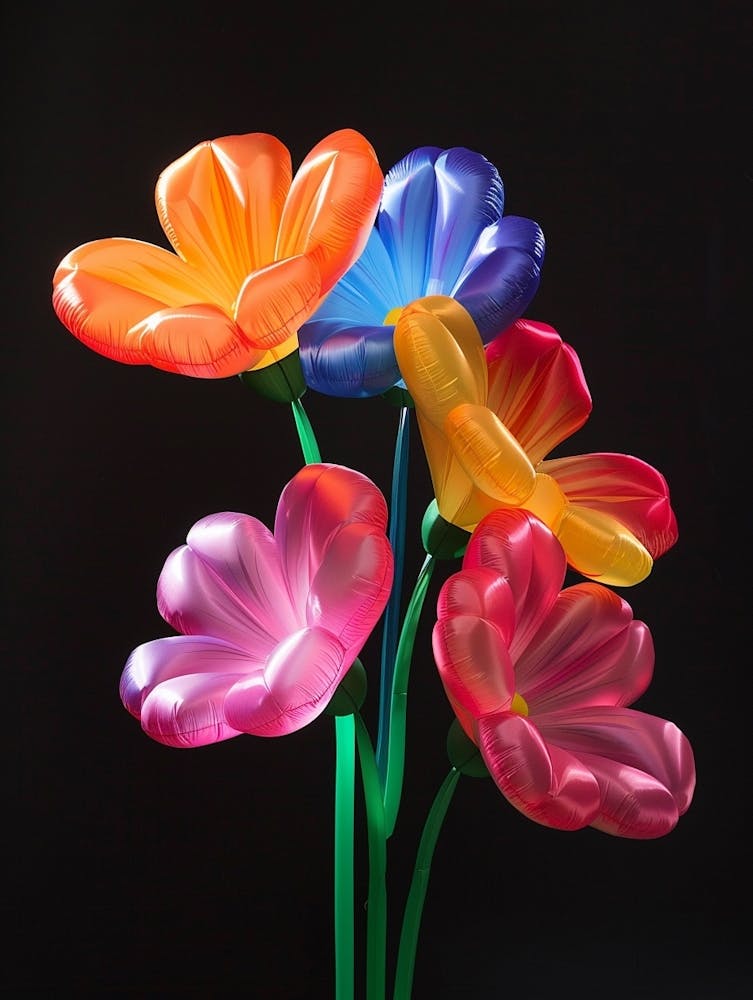 Bright Inflatable Flowers Forget Me Not 2