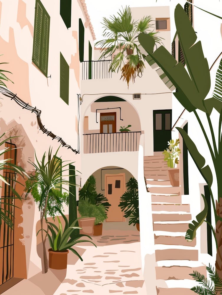 Street In Ibiza