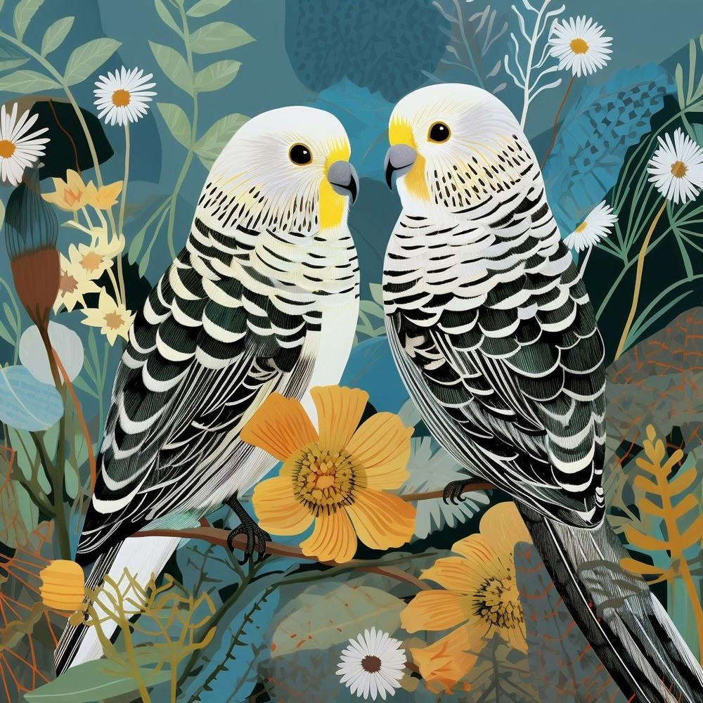 Bird In Nature Budgerigar 1