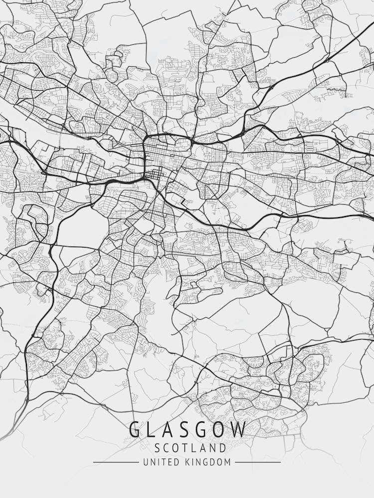 Glasgow City Map