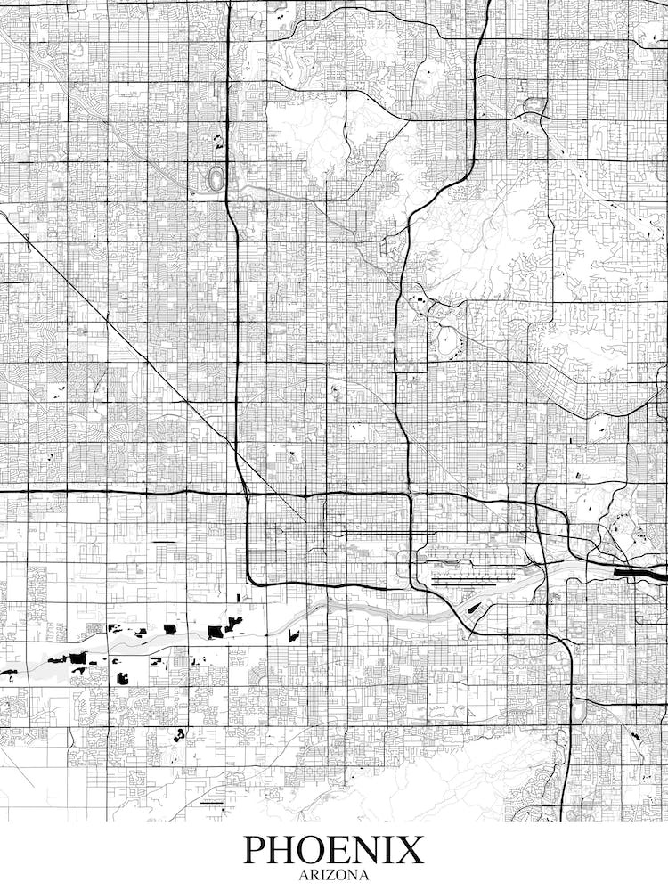 Phoenix Arizona White Black