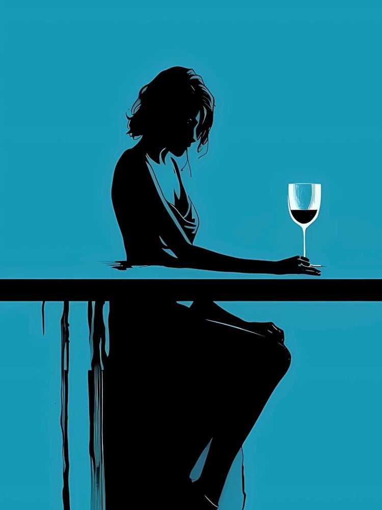 Woman With Wine Glass