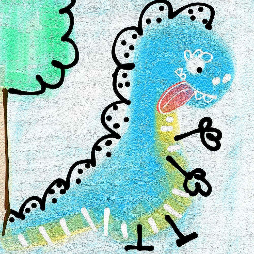 Dinosaur Drawing 1