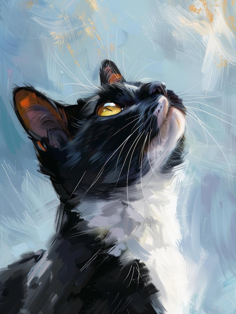 Black And White Cat 1