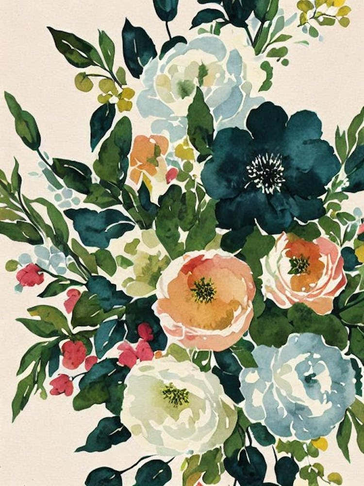 Sal Vintage Graphic Watercolour