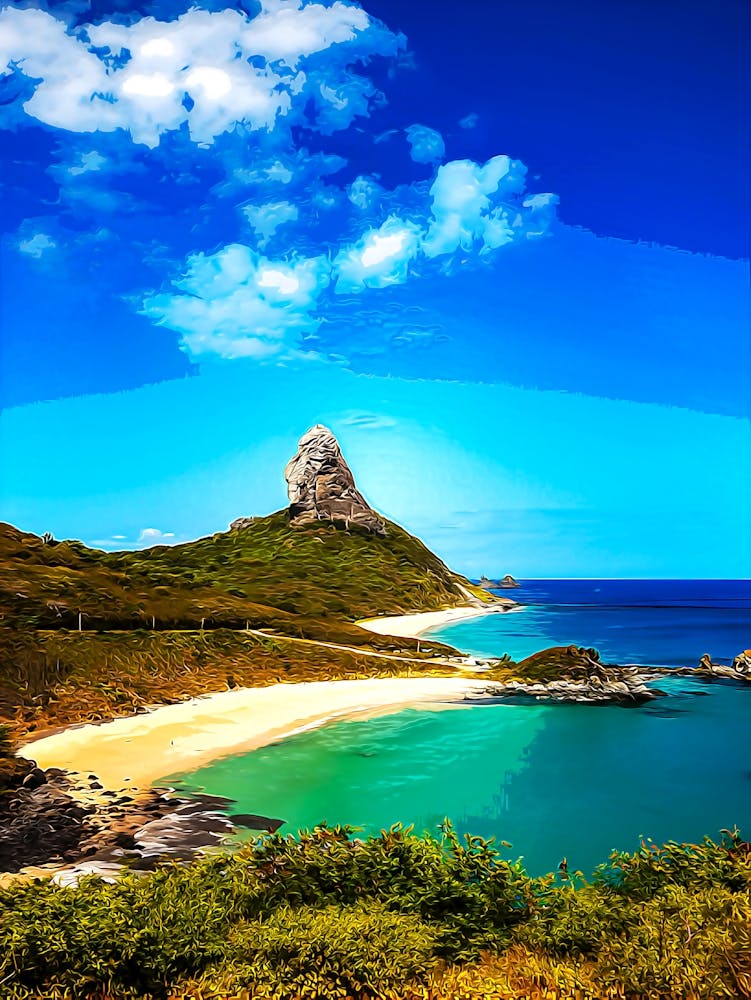 Morro Do Pico In Fernando De Noronha